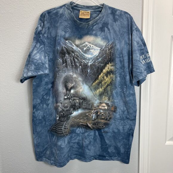 The Mountain Mt Hood Railroad 1999 Ted Blaylock Mens XL Vintage Shirt - Picture 3 of 15